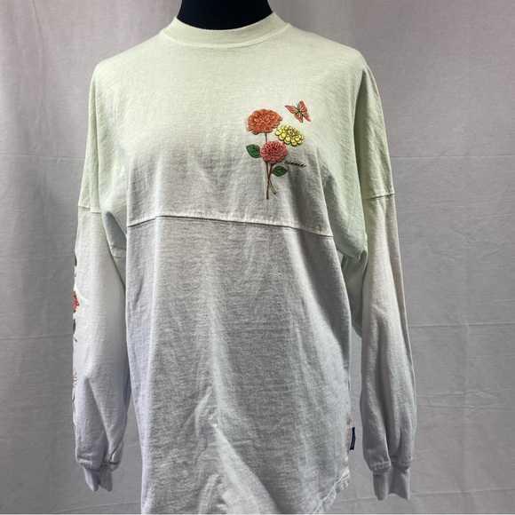 2022 Disney Epcot Flower & Garden Festival Ombré Grow Green Spirit Jersey XS - Picture 7 of 8